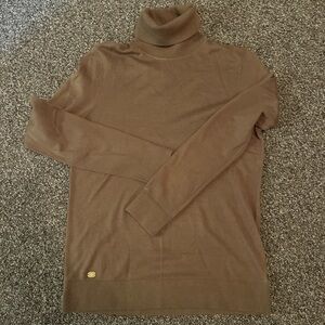 Ralph Lauren Women’s Tan Turtleneck Sweater